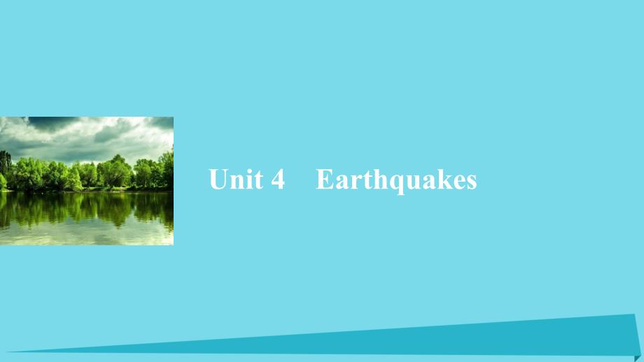 2016-2017学年高中英语 Unit 4 Earthquakes Period Two Learning about Language &ampamp; Using Language课件 新人教版必修1.ppt_第1页