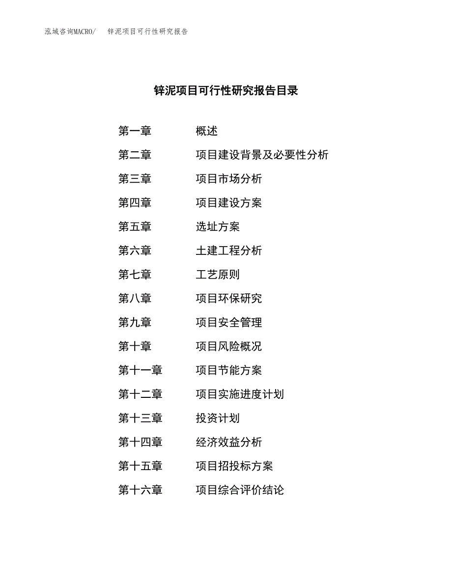 锌泥项目可行性研究报告样例参考模板.docx_第3页