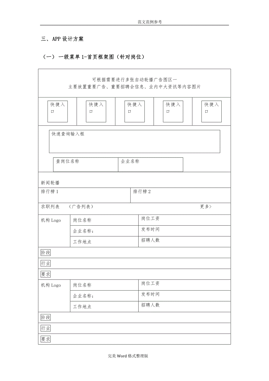 APP产品设计方案和对策_第3页