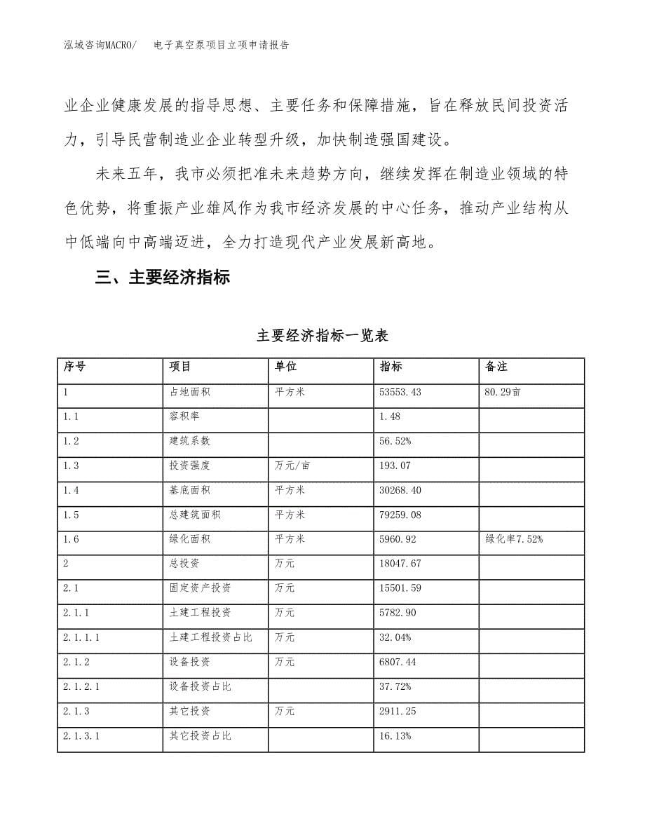 电子真空泵项目立项申请报告样例参考.docx_第5页