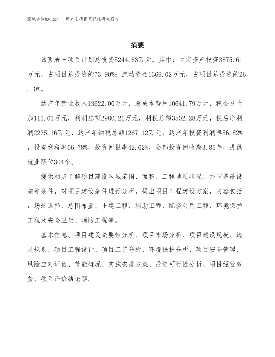 页岩土项目可行性研究报告样例参考模板.docx_第2页