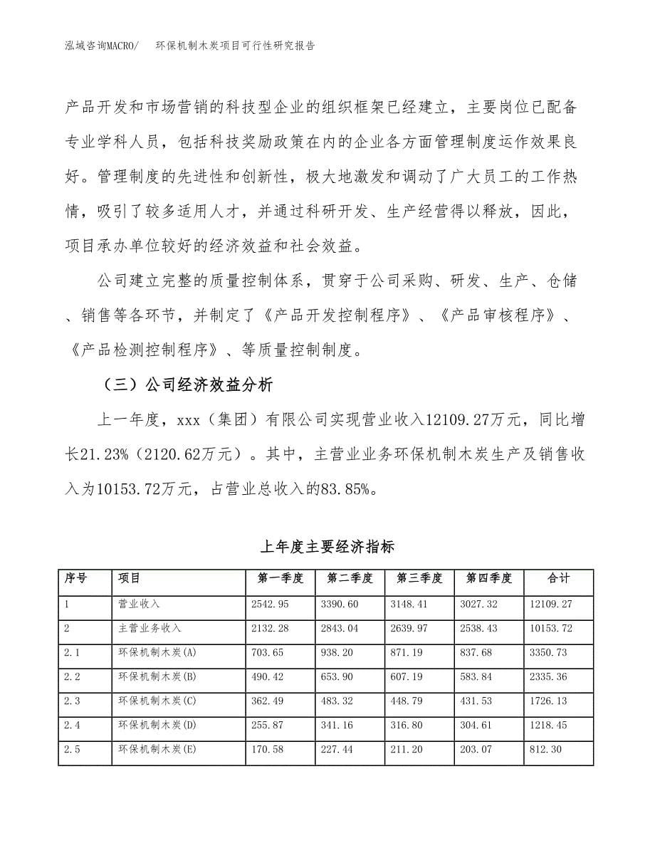 环保机制木炭项目可行性研究报告样例参考模板.docx_第5页