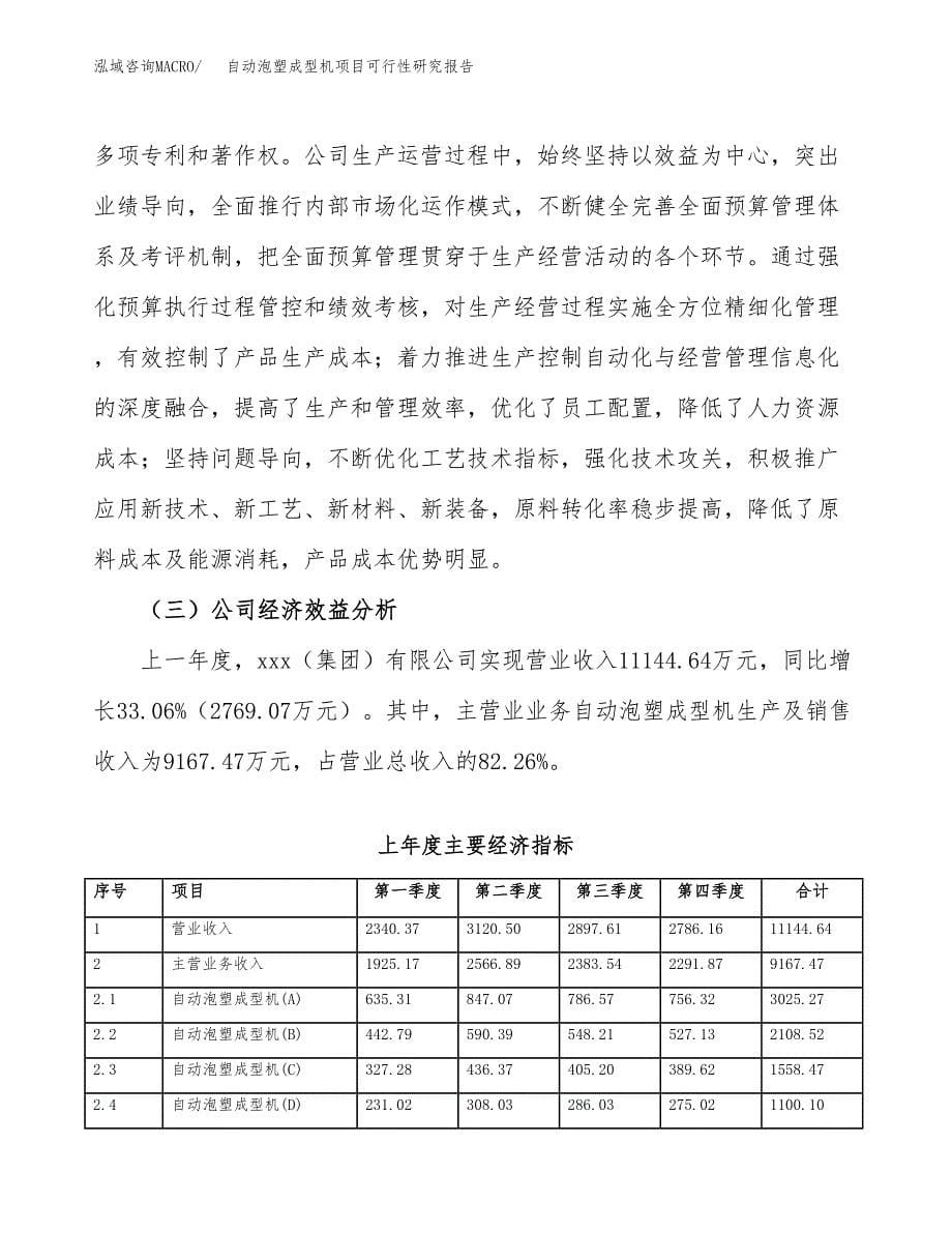 自动泡塑成型机项目可行性研究报告样例参考模板.docx_第5页