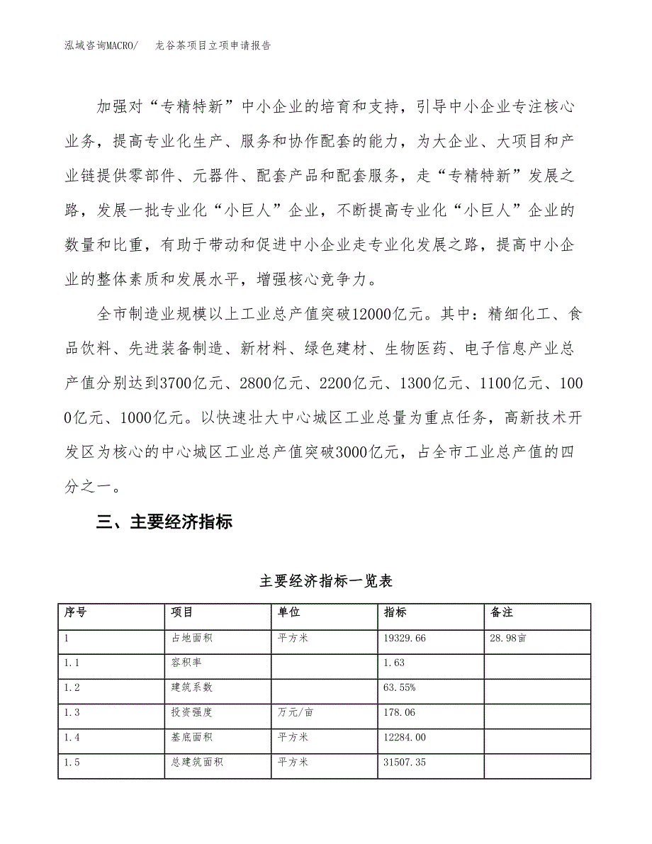 龙谷茶项目立项申请报告样例参考.docx_第4页