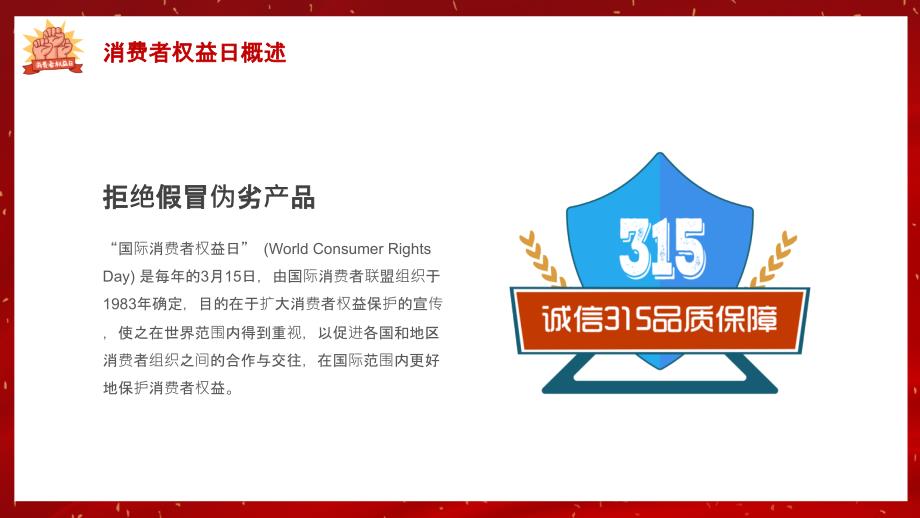 红色315消费者权益日活动策划PPT模板_第4页