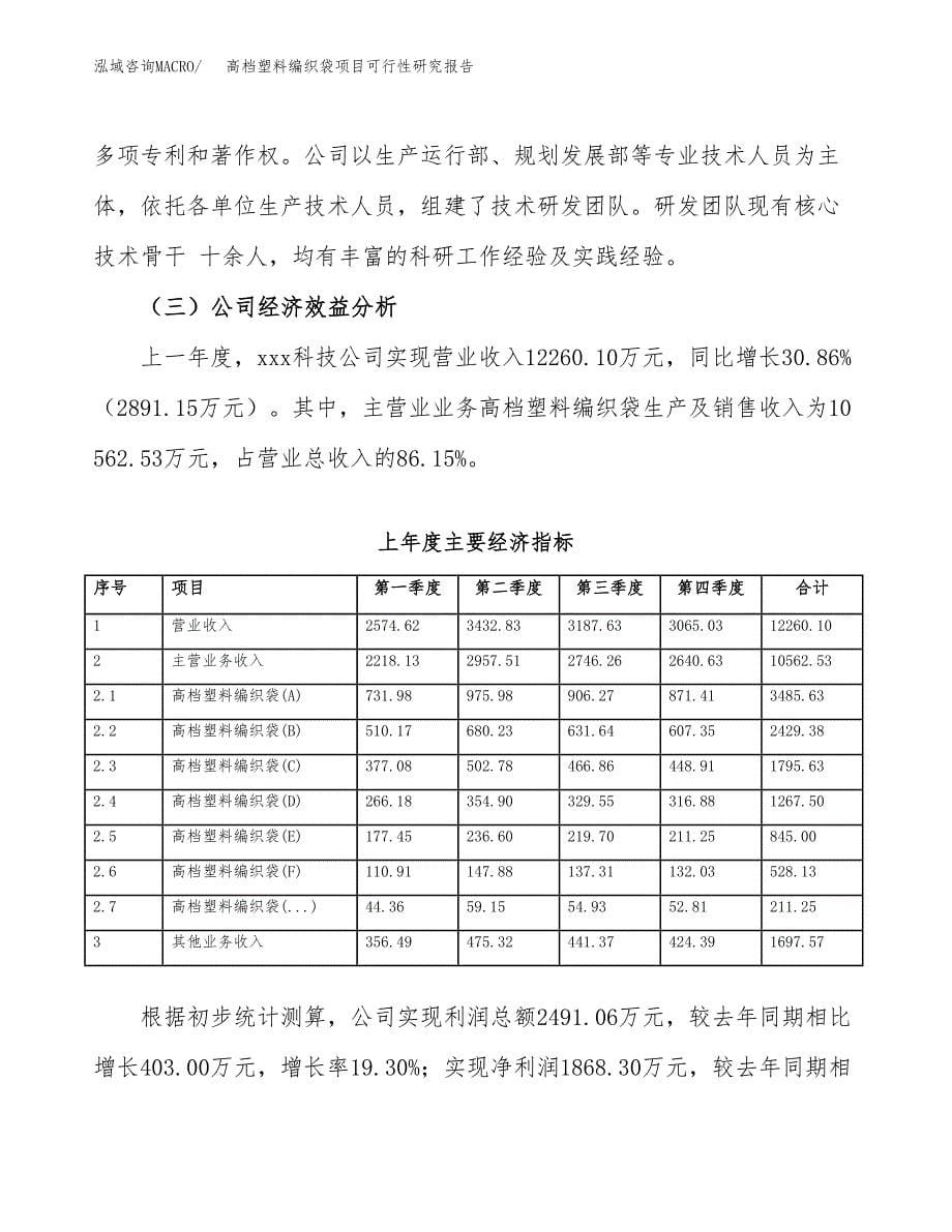 高档塑料编织袋项目可行性研究报告样例参考模板.docx_第5页