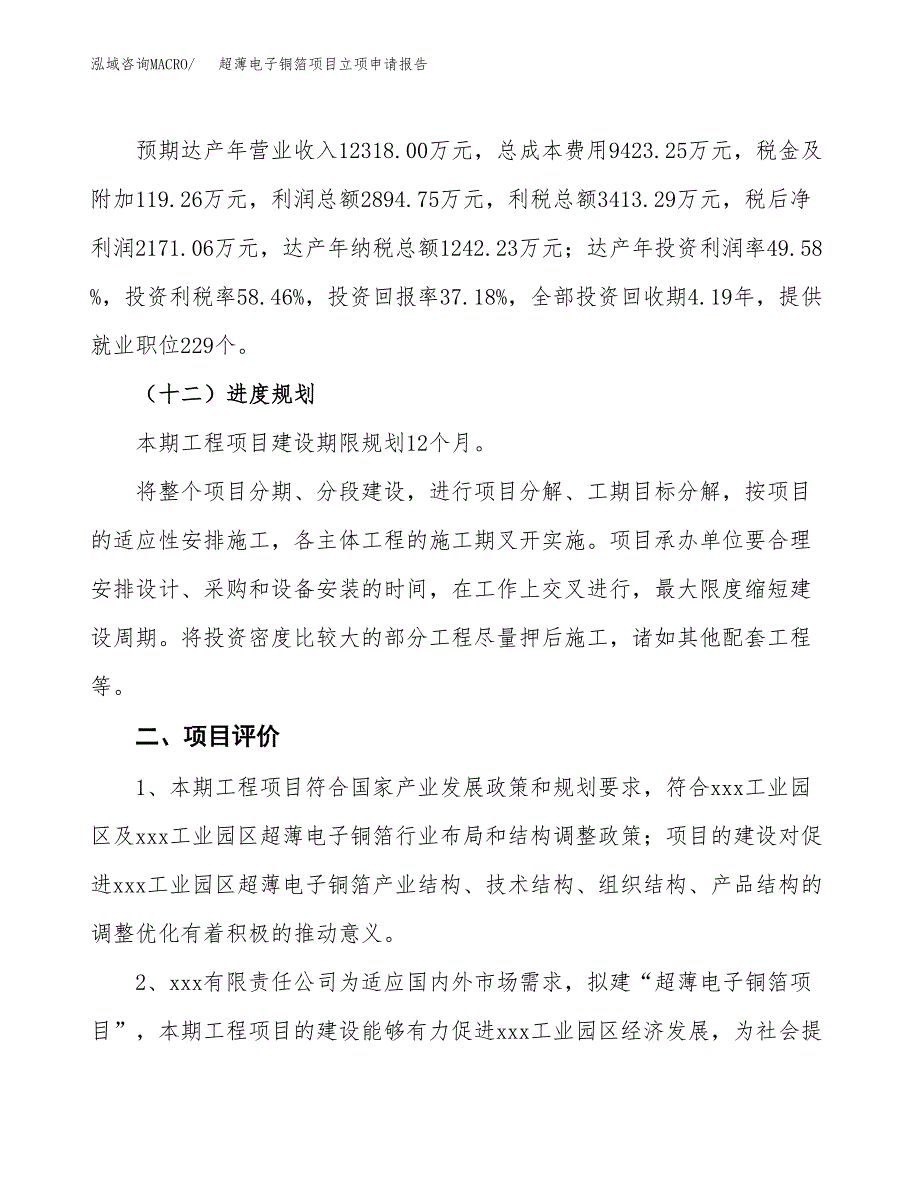 超薄电子铜箔项目立项申请报告样例参考.docx_第3页