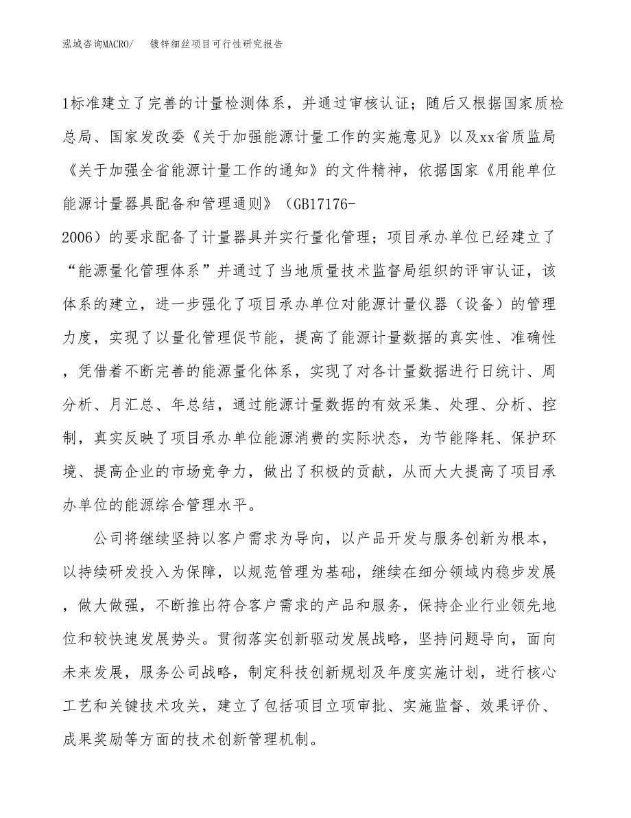 镀锌细丝项目可行性研究报告样例参考模板.docx_第5页