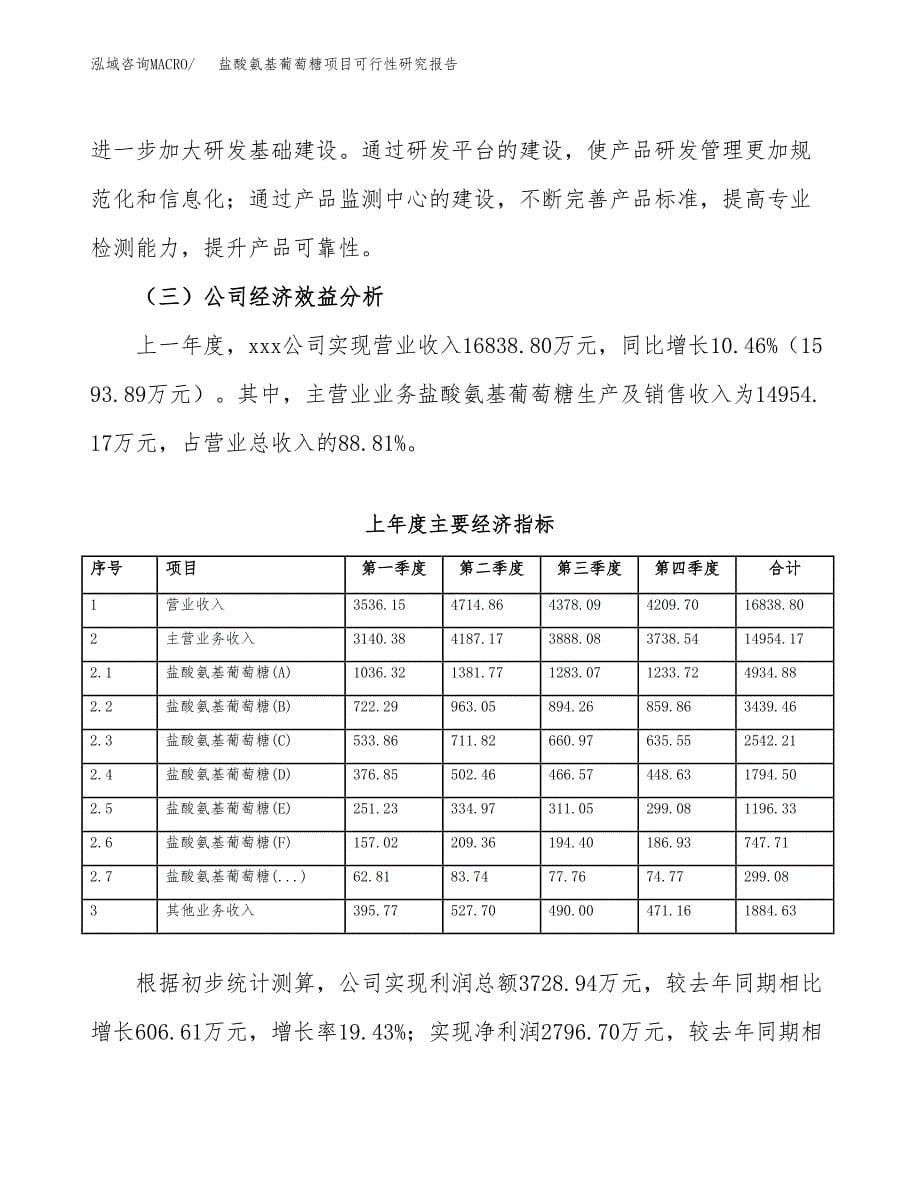 盐酸氨基葡萄糖项目可行性研究报告样例参考模板.docx_第5页