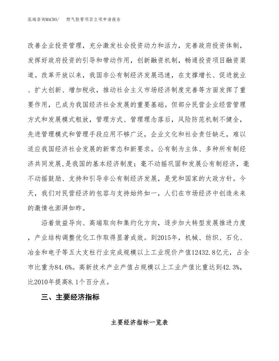 燃气胶管项目立项申请报告样例参考.docx_第5页