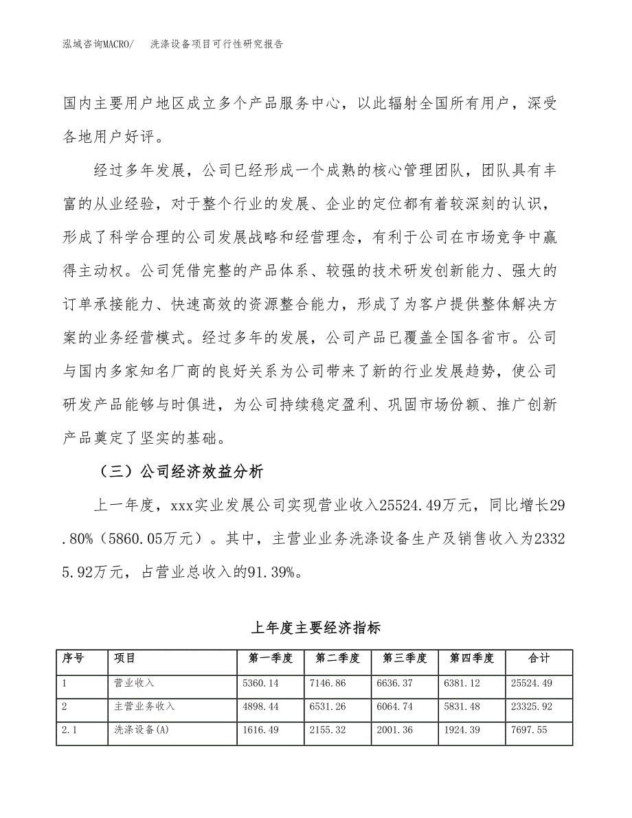 洗涤设备项目可行性研究报告样例参考模板.docx_第5页