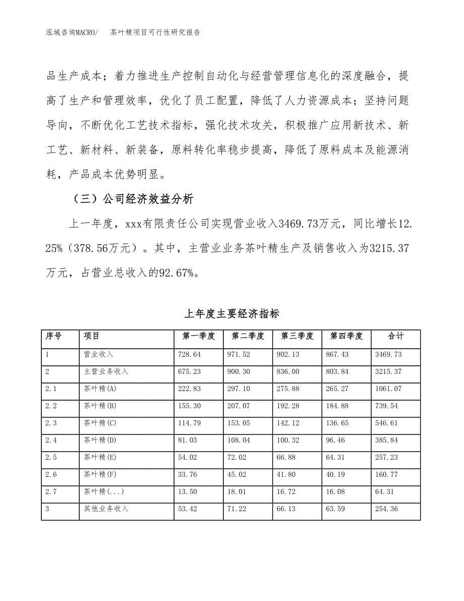 茶叶精项目可行性研究报告样例参考模板.docx_第5页