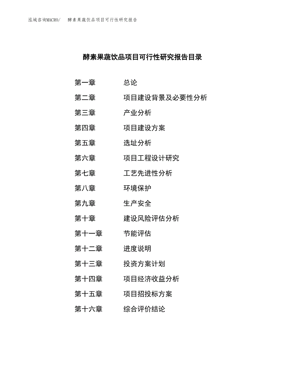 酵素果蔬饮品项目可行性研究报告样例参考模板.docx_第3页