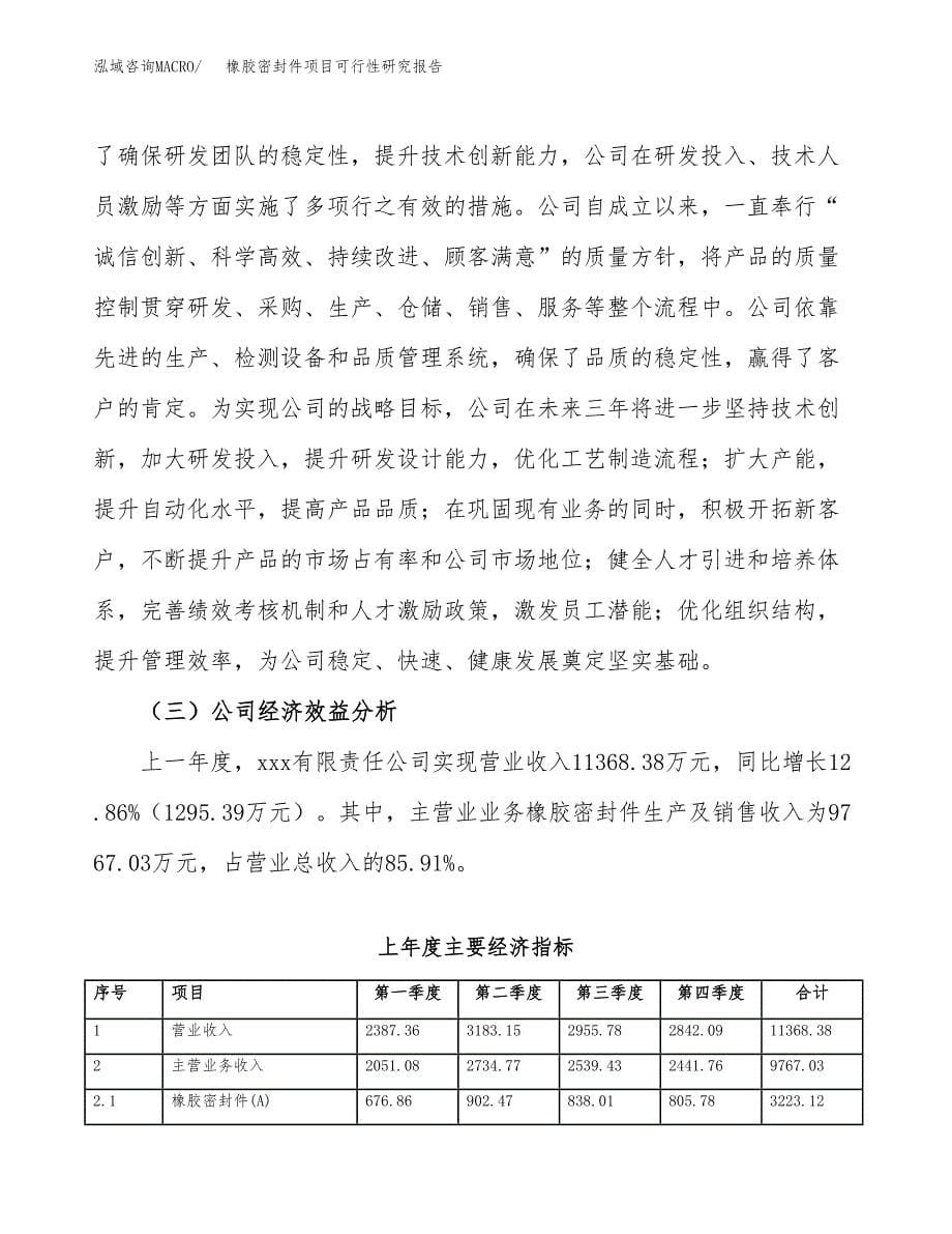 橡胶密封件项目可行性研究报告样例参考模板.docx_第5页