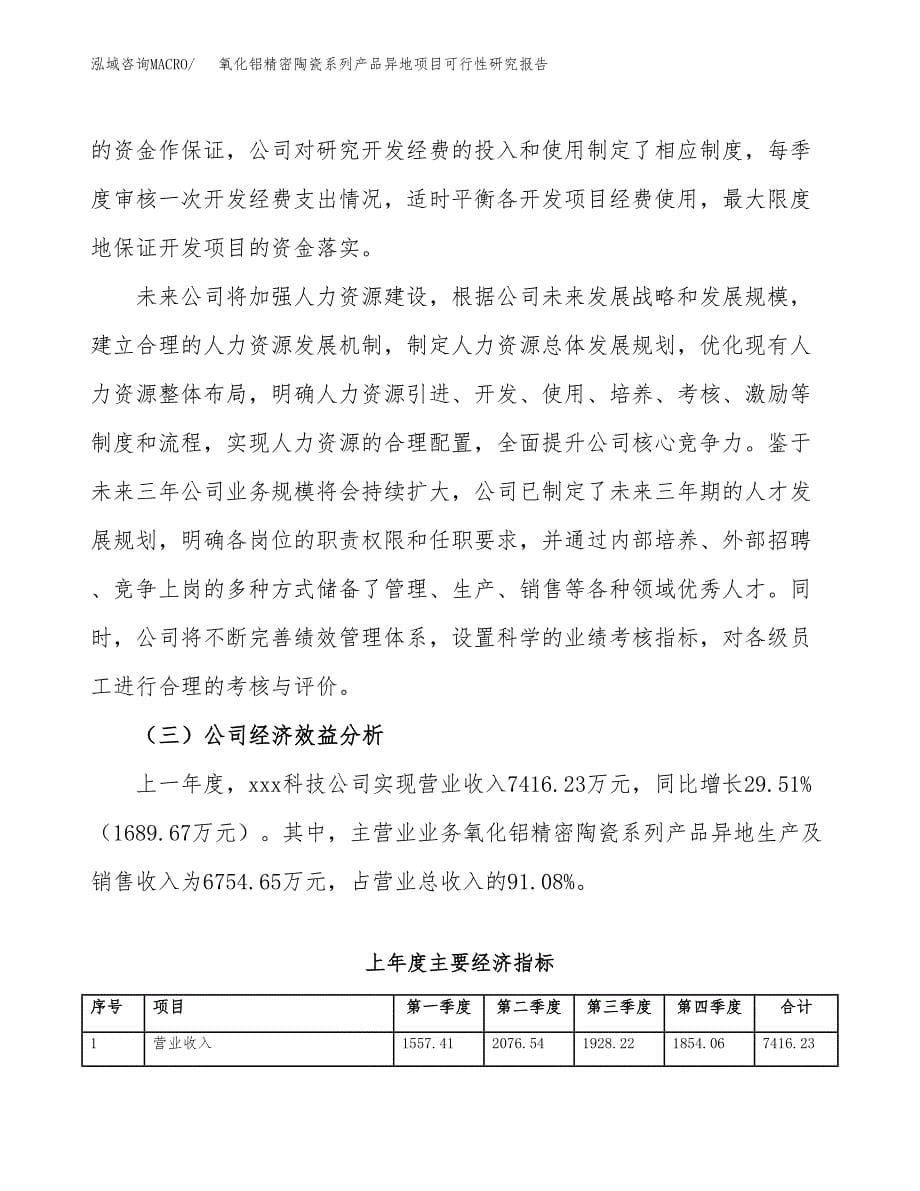 氧化铝精密陶瓷系列产品异地项目可行性研究报告样例参考模板.docx_第5页