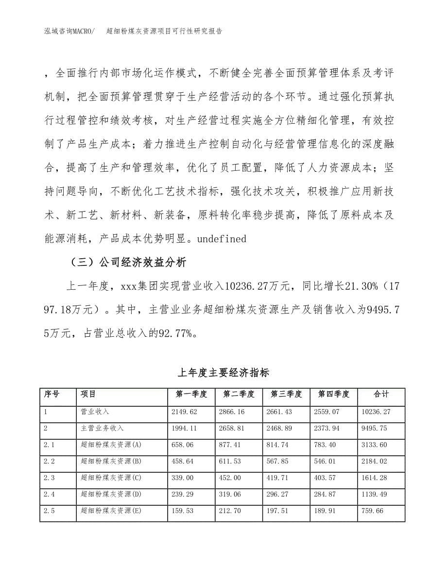 超细粉煤灰资源项目可行性研究报告样例参考模板.docx_第5页