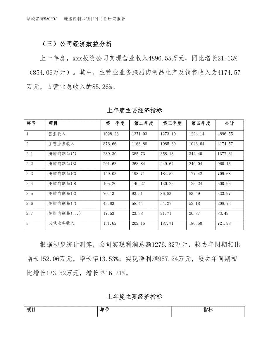 腌腊肉制品项目可行性研究报告样例参考模板.docx_第5页