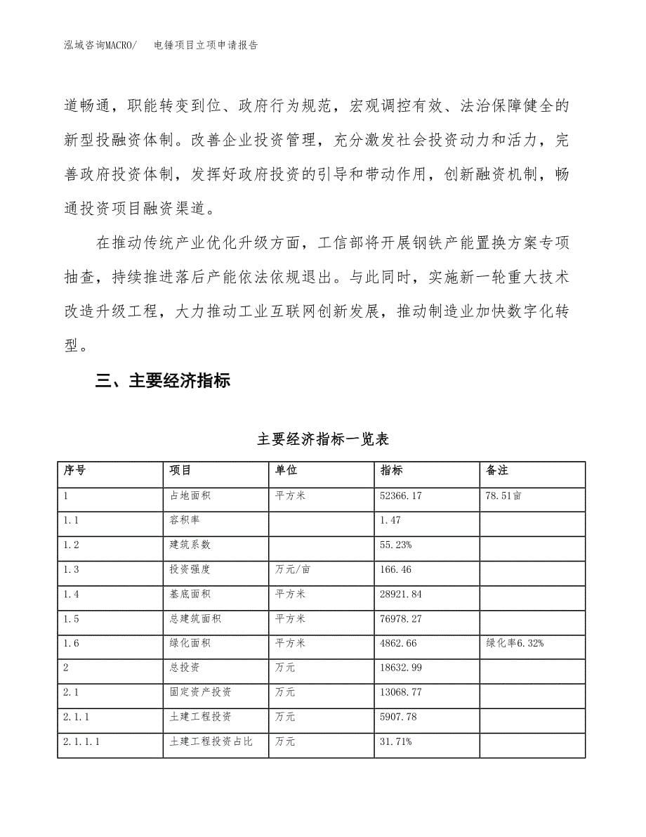 电锤项目立项申请报告样例参考.docx_第5页