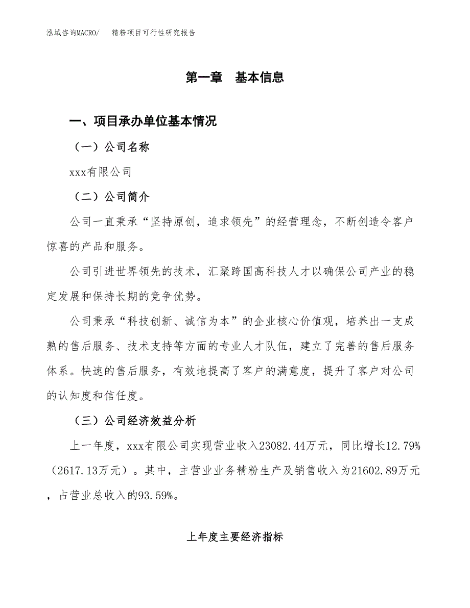 精粉项目可行性研究报告样例参考模板.docx_第4页