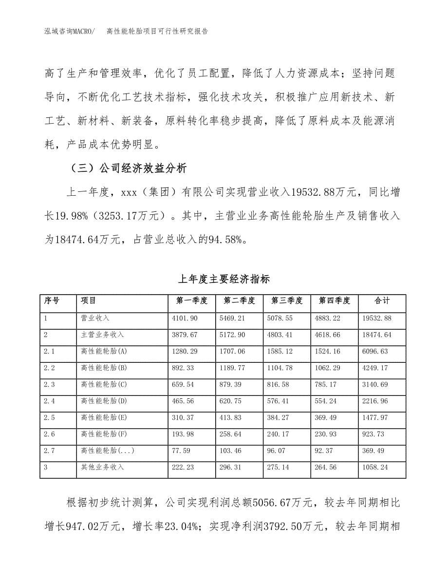 高性能轮胎项目可行性研究报告样例参考模板.docx_第5页