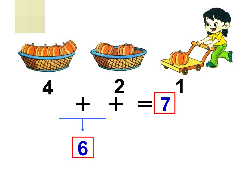 数学苏教版一年级上册第八单元10以内的加法和减法第11课时连加、连减_第3页