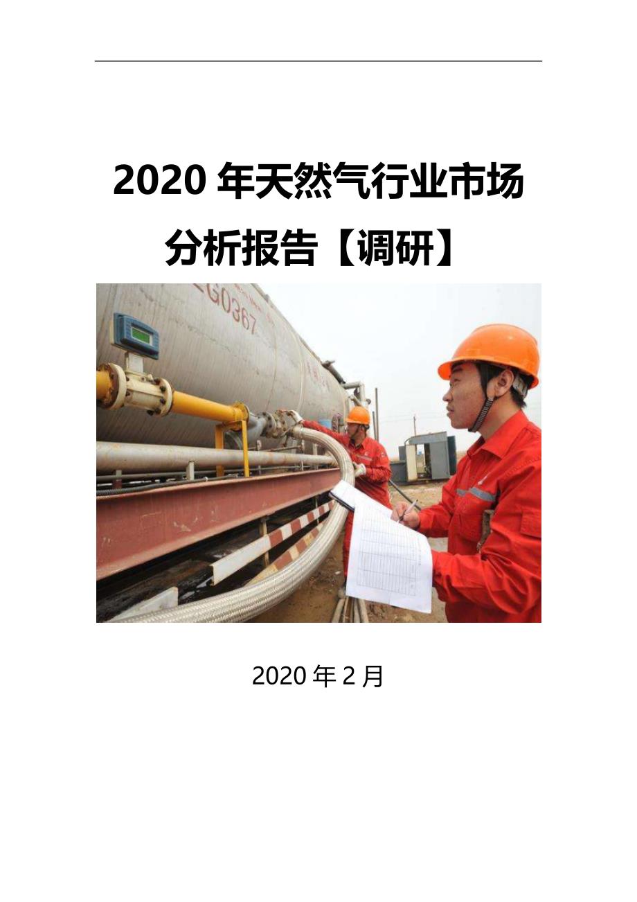 2020年天然气行业市场分析报告【调研】_第1页