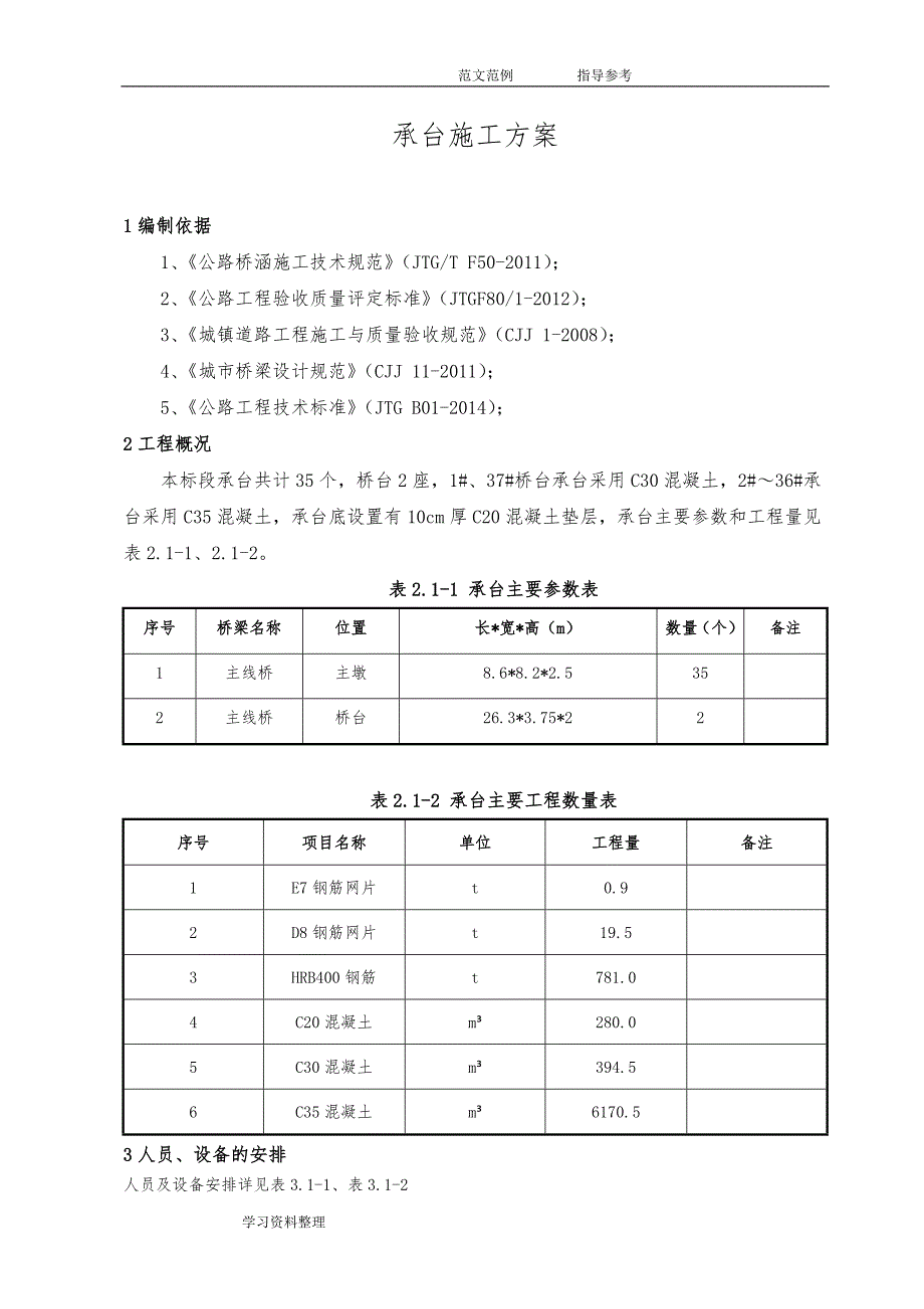 承台施工设计的方案_第3页