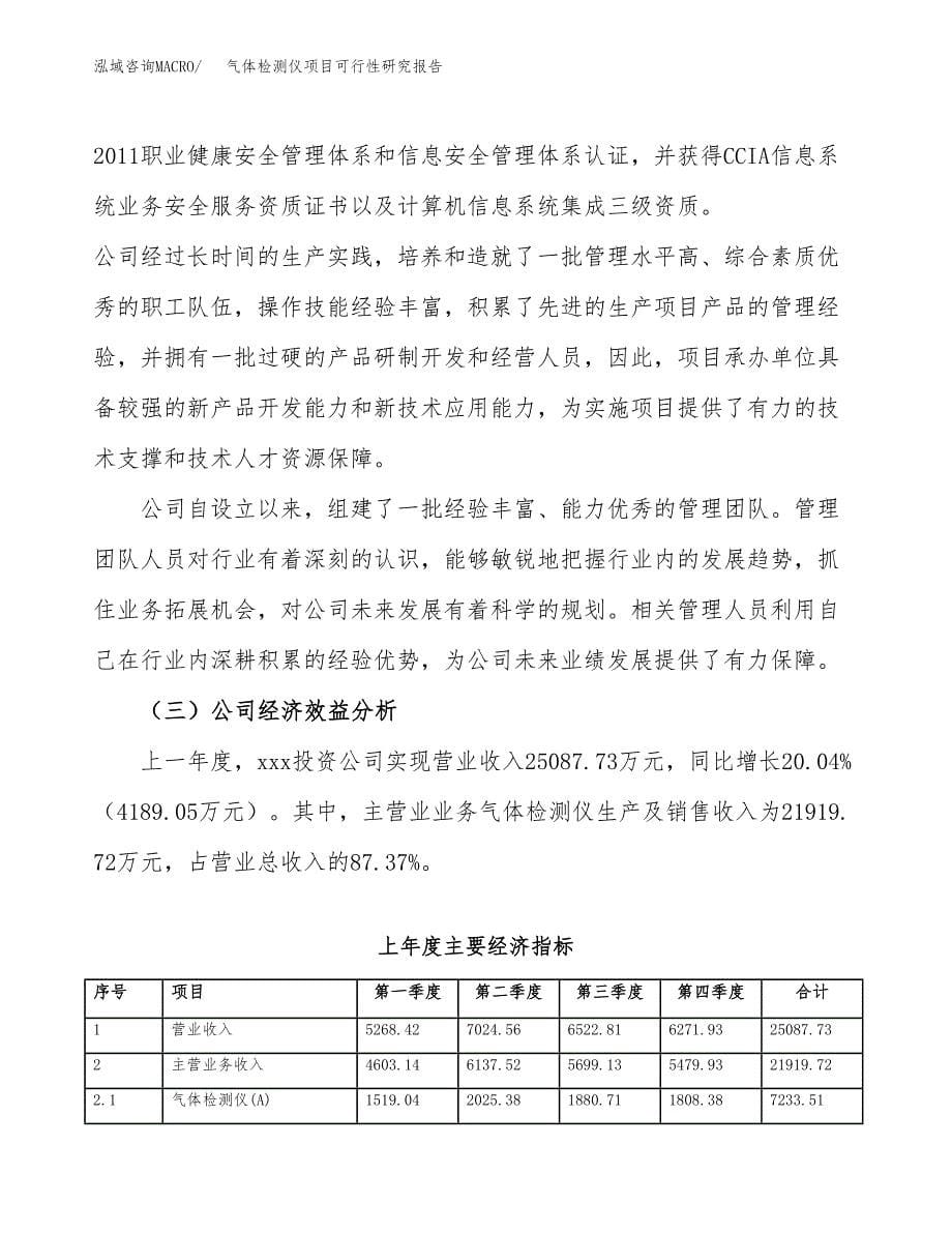 气体检测仪项目可行性研究报告样例参考模板.docx_第5页