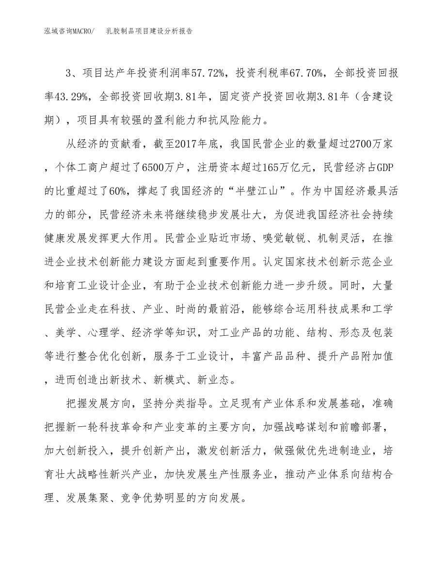 乳胶制品项目建设分析报告范文(项目申请及建设方案).docx_第5页