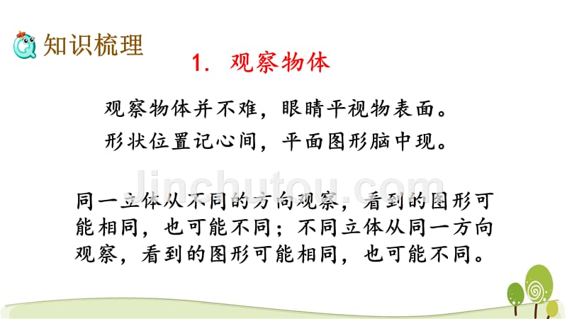 冀教版四年级数学下整理与评价.4 观察物体、多边形的认识课件_第3页