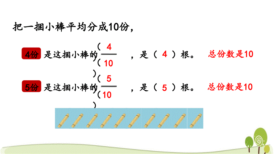 冀教版四年级数学下5.1 分数的意义（1）课件_第4页