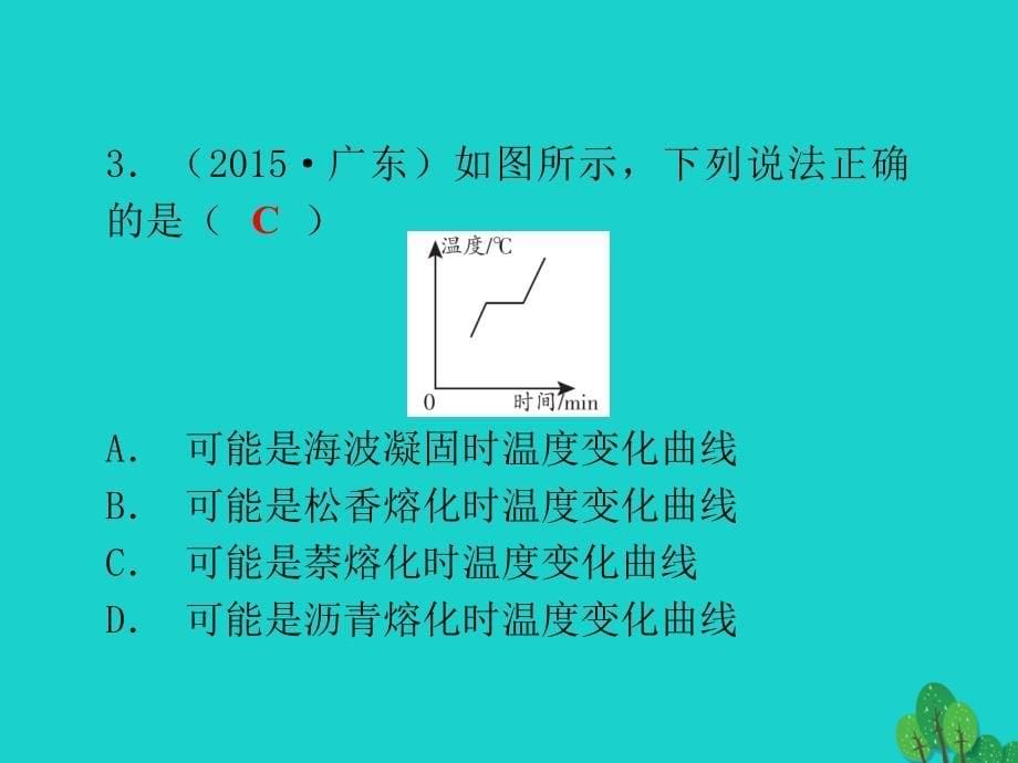 广东省2020年中考物理一轮复习第三章物态变化课件_第5页