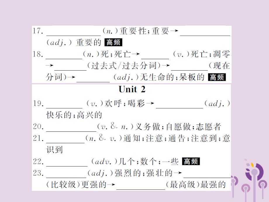 山东省菏泽市2019年中考英语总复习第一部分系统复习成绩基石八下第12讲Unit1_2课件20190328326_第4页