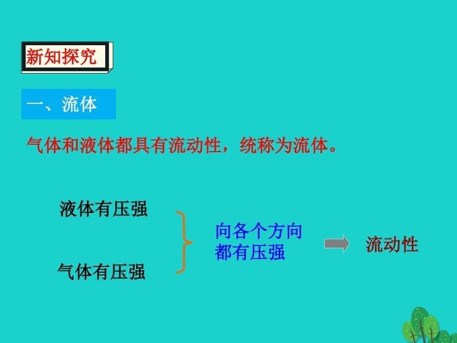 初二物理全册第8章第4节流体压强与流速的关系教学课件（新版）沪科版_第5页