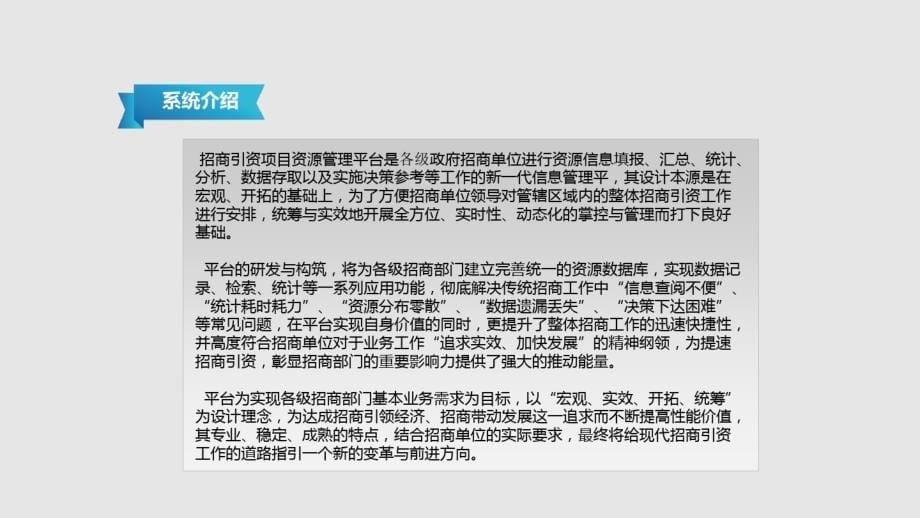 招商引资项目资源管理平台建设方案_第5页