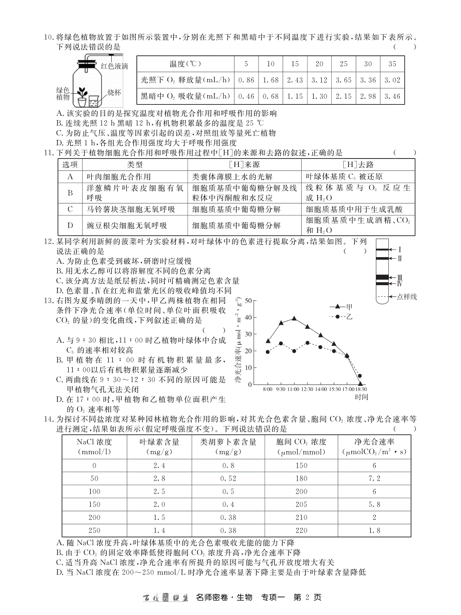 名师密卷生物专项卷内文.pdf_第2页