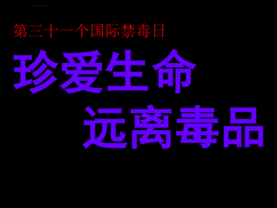 2017禁毒教育PPT课件_第2页