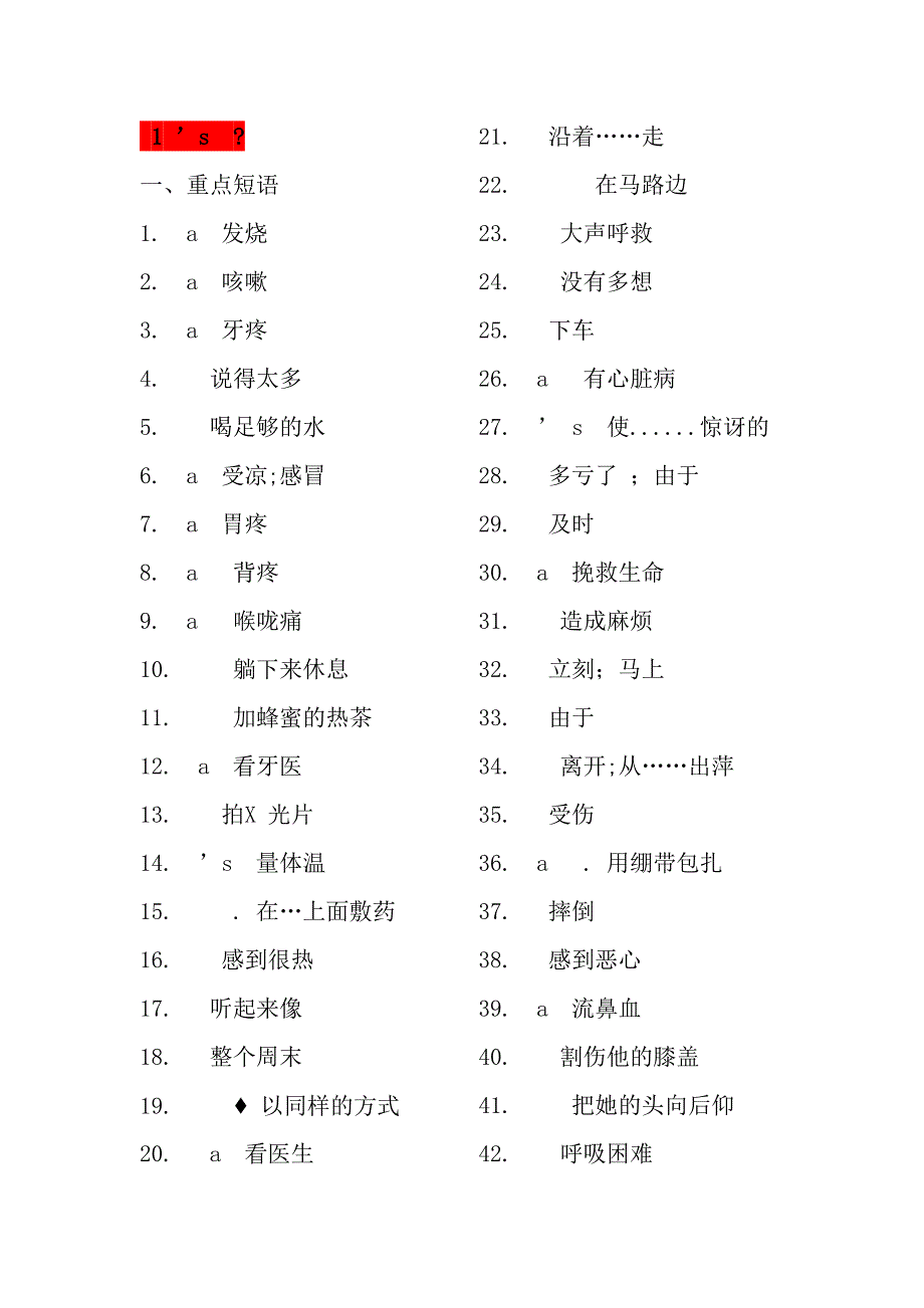 新人教版英语八年级下册U1U8必会知识点_第1页