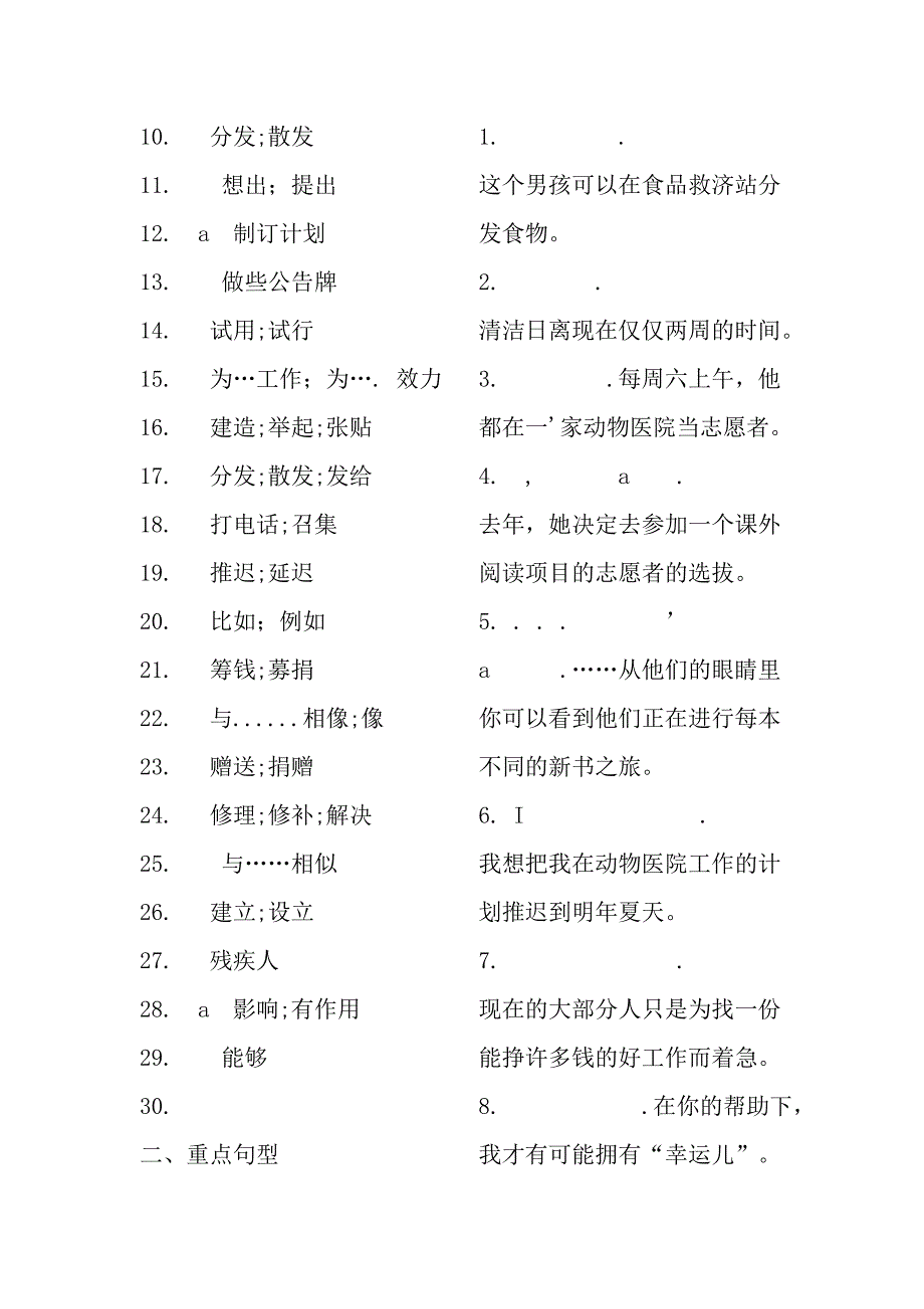 新人教版英语八年级下册U1U8必会知识点_第3页