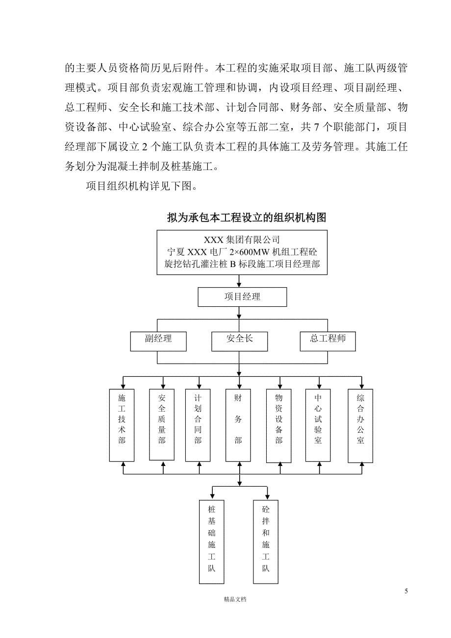 宁夏XXX电厂灌注桩施组.doc【GHOE】_第5页