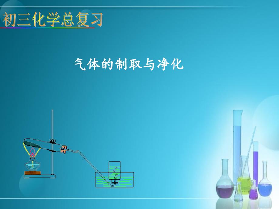 中考化学专题复习_气体的制取和净化_第1页