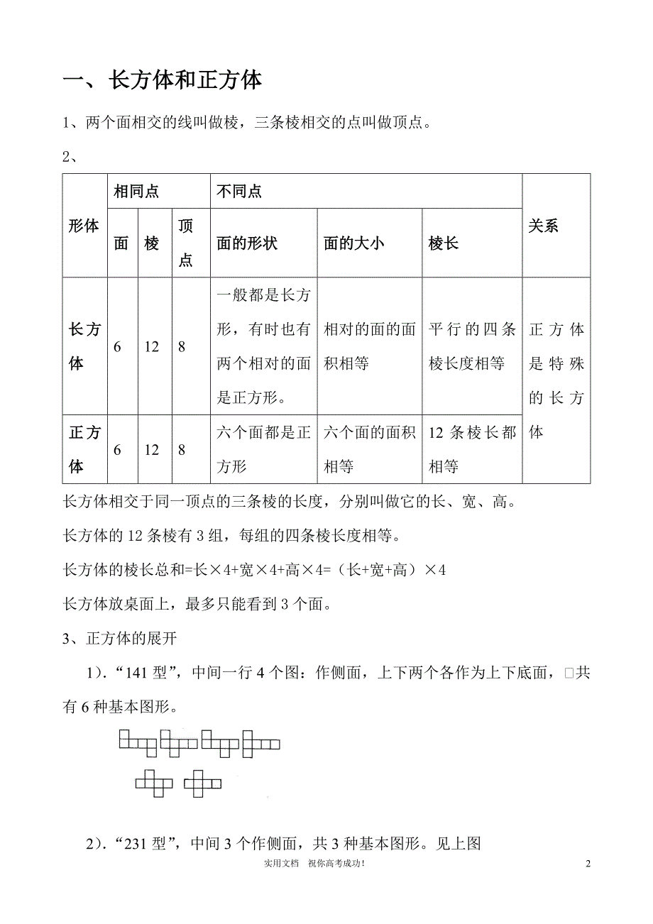 苏教版数学六年级上册知识提纲复习大全-_第2页