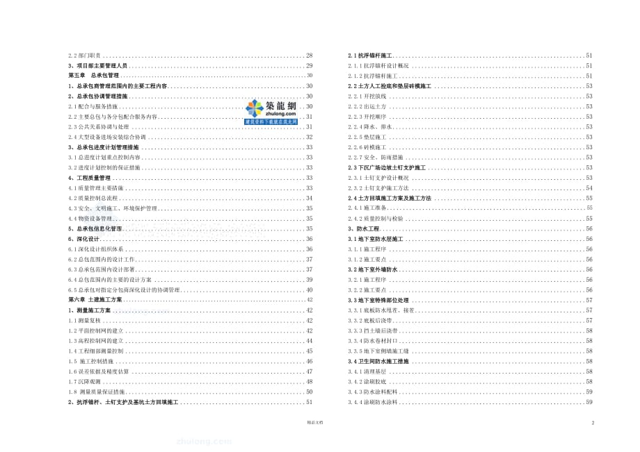 施工组织设计目录_secret【GHOE】_第2页