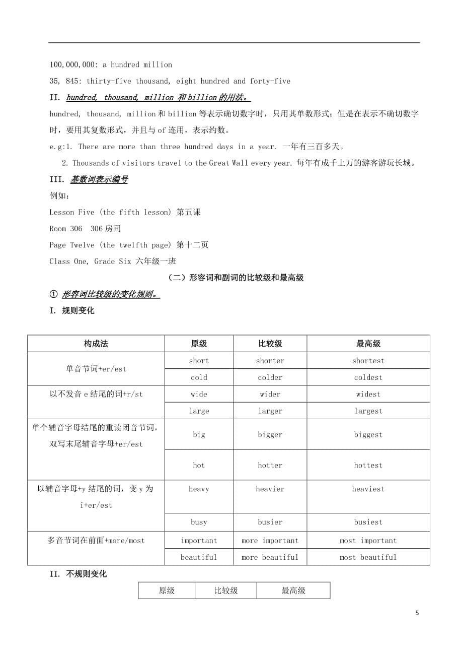 八年级英语下册Unit7What’sthehighestmountainintheworld短语、语法知识点汇总（新版）人教新目标版_第5页