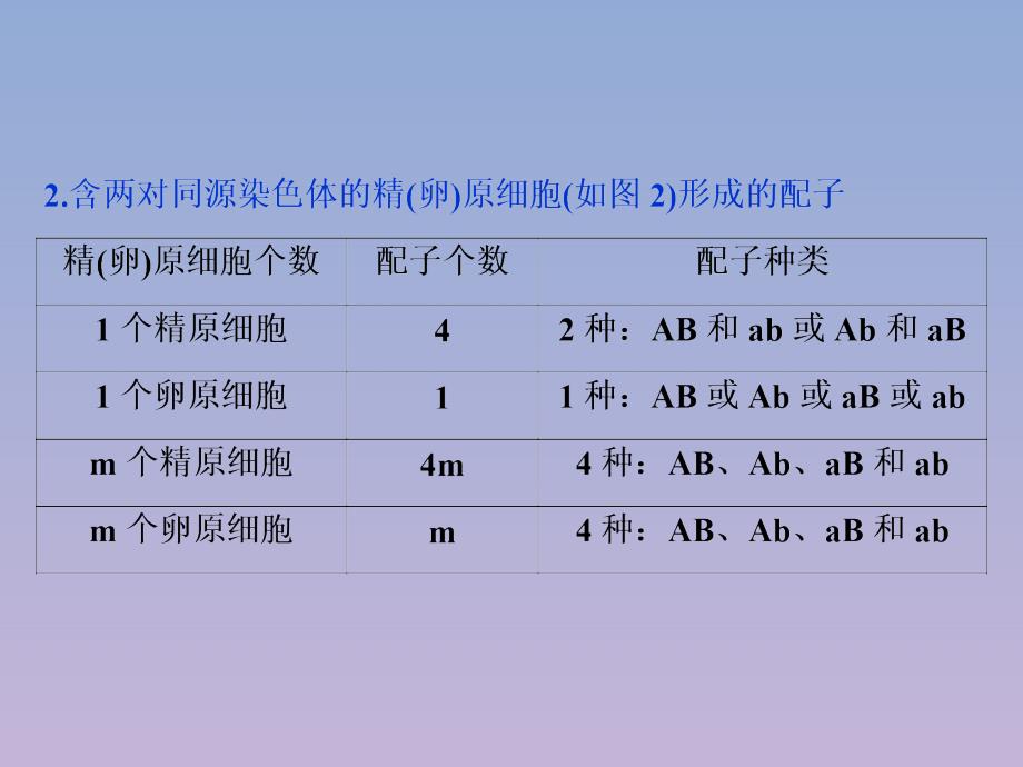 2019-2020学年高中生物 第二章 减数分裂和有性生殖 微专题讲坛（2）&mdash;&mdash;有性生殖增加生物的多样性课件 苏教版必修2_第4页