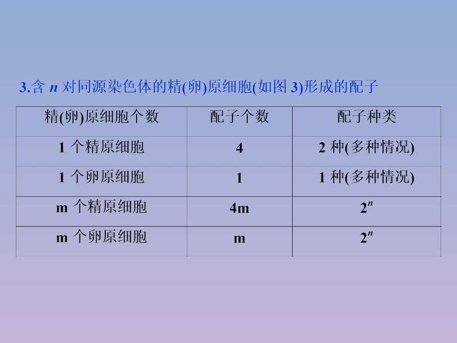 2019-2020学年高中生物 第二章 减数分裂和有性生殖 微专题讲坛（2）&mdash;&mdash;有性生殖增加生物的多样性课件 苏教版必修2_第5页