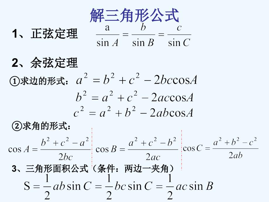 数学必修五总复习知识点题型_第3页