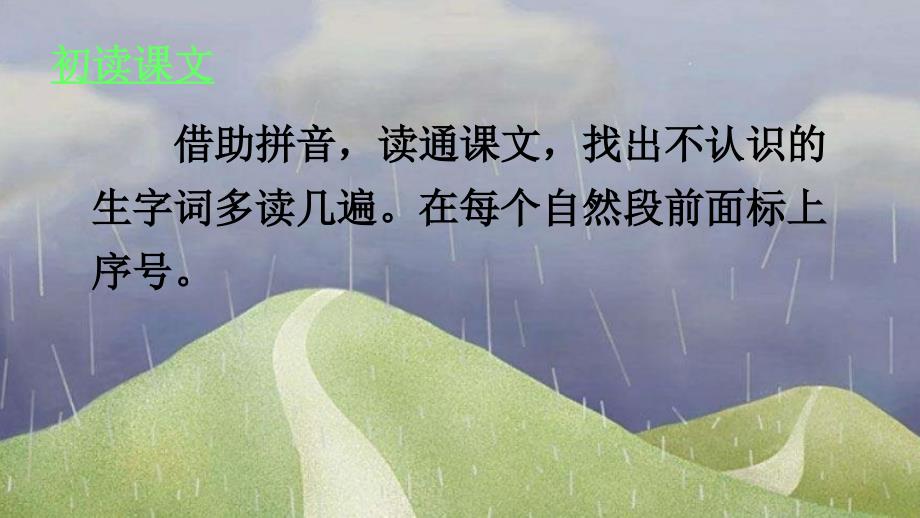 2020人教部编版一年级语文下册14 要下雨了课件_第3页