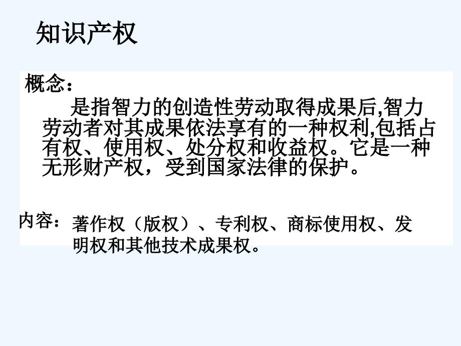 高一通用技术知识产权及其保护课件地质版_第3页