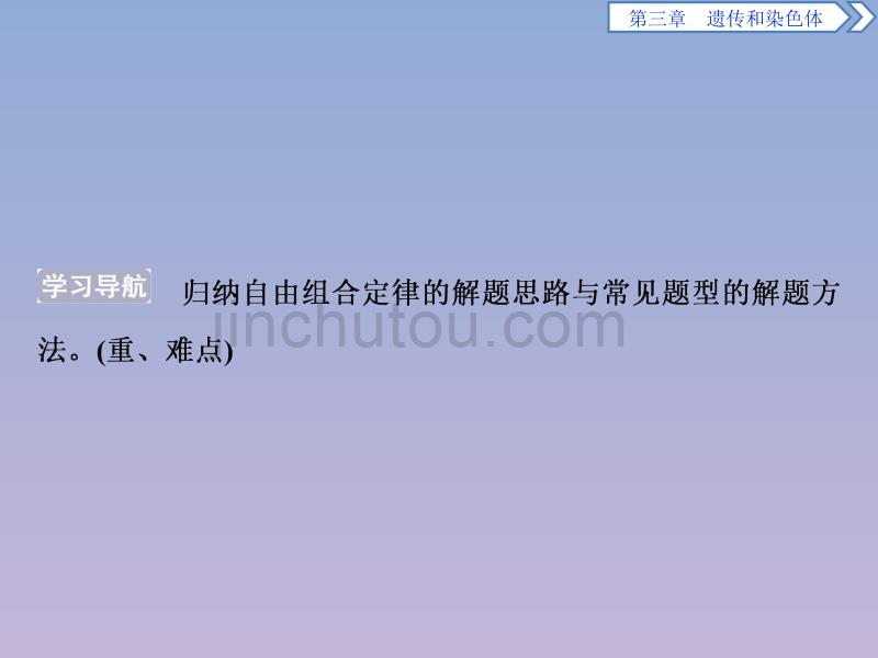 2019-2020学年高中生物 第三章 遗传和染色体 第二节 基因的自由组合定律 第2课时 自由组合定律的解题思路与常见题型课件 苏教版必修2_第2页